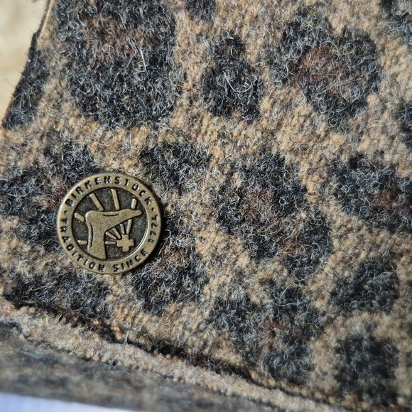 Birkenstock Zermatt Wool Felt Shearling Clogs In Toffee Melange,Size 40, NWT - Picture 7 of 17